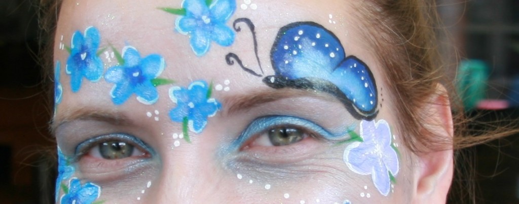 Schminken regenboog vlinder | IkSchmink.nl